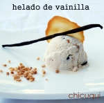 Receta de helado de vainilla en chicuqui.com