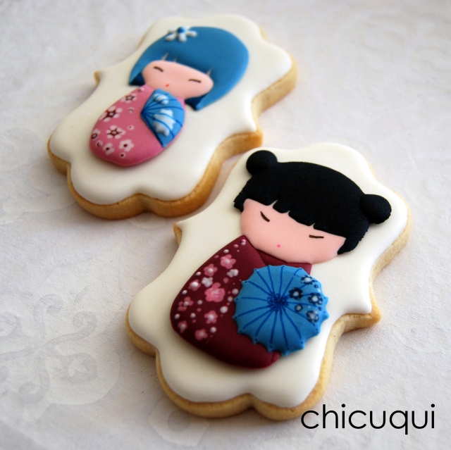 dibujos muñecas chinas galletas decoradas chicuqui.com 