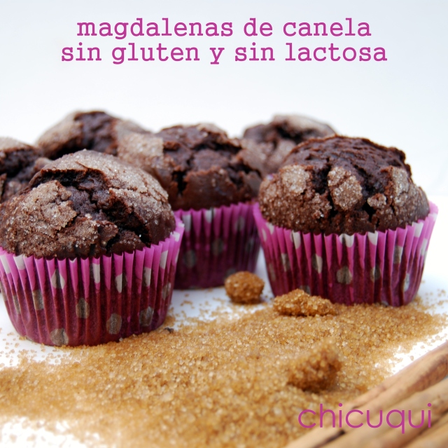Receta de magdalenas sin gluten y sin lactosa en galletas decoradas chicuqui.com
