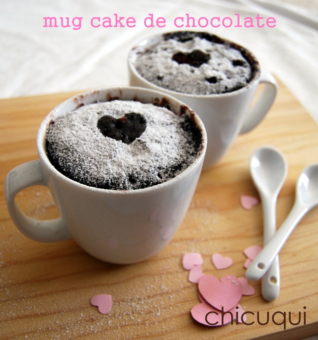 Receta de mug cake de chocolate en galletas decoradas chicuqui .com